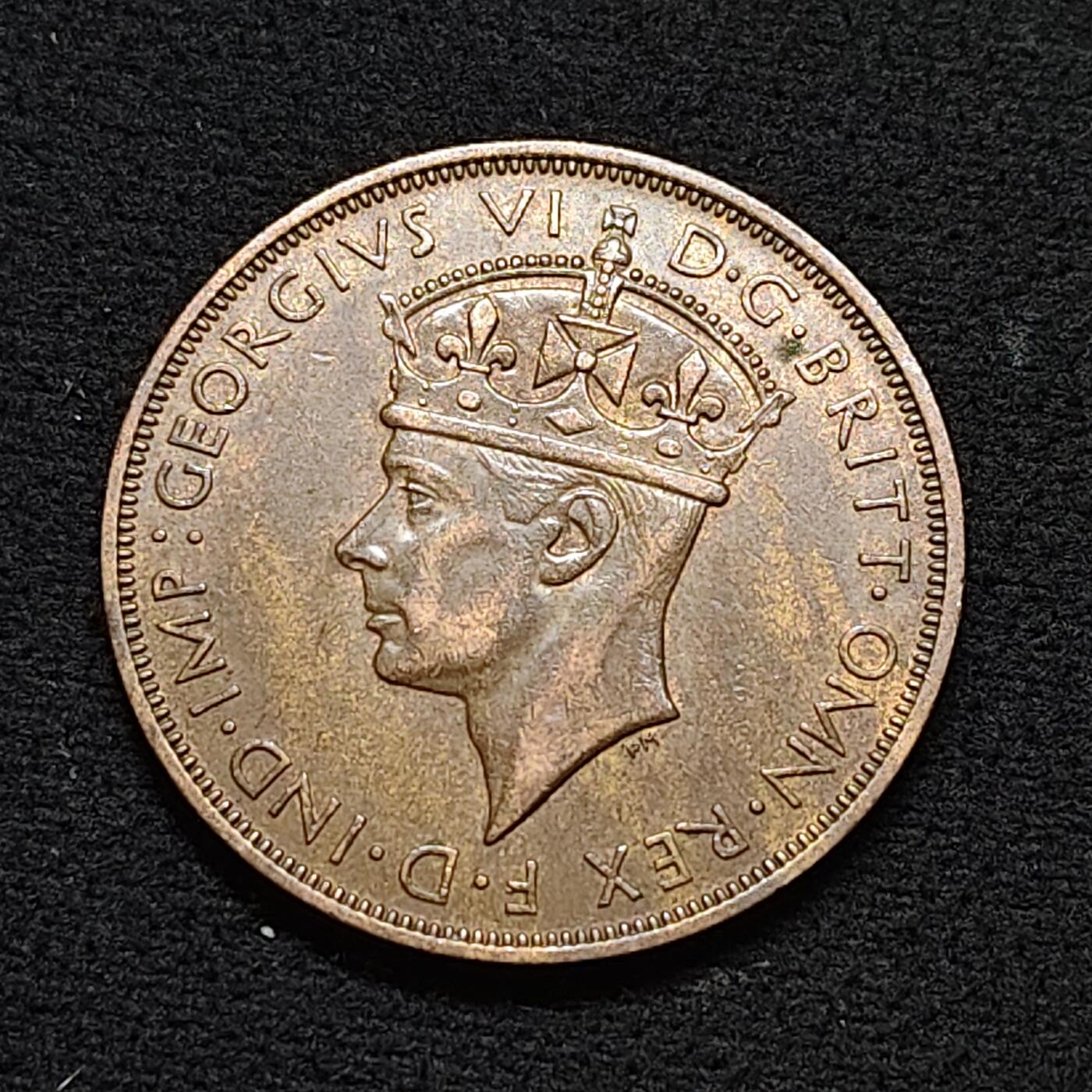 【全场包邮】纯粹捡漏拍478场（免费代拍第15场） 泽西1947年乔治六世1/12先令铜币