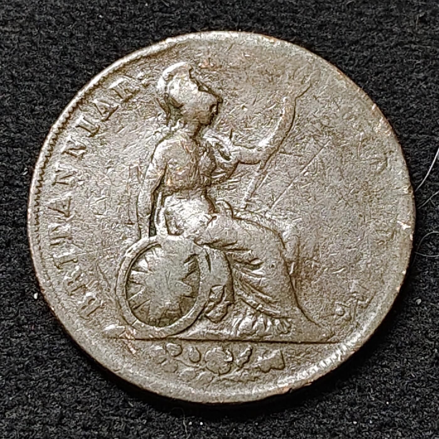 【全场包邮】纯粹捡漏拍478场（免费代拍第15场） 英国1827年乔治四世1便士铜币