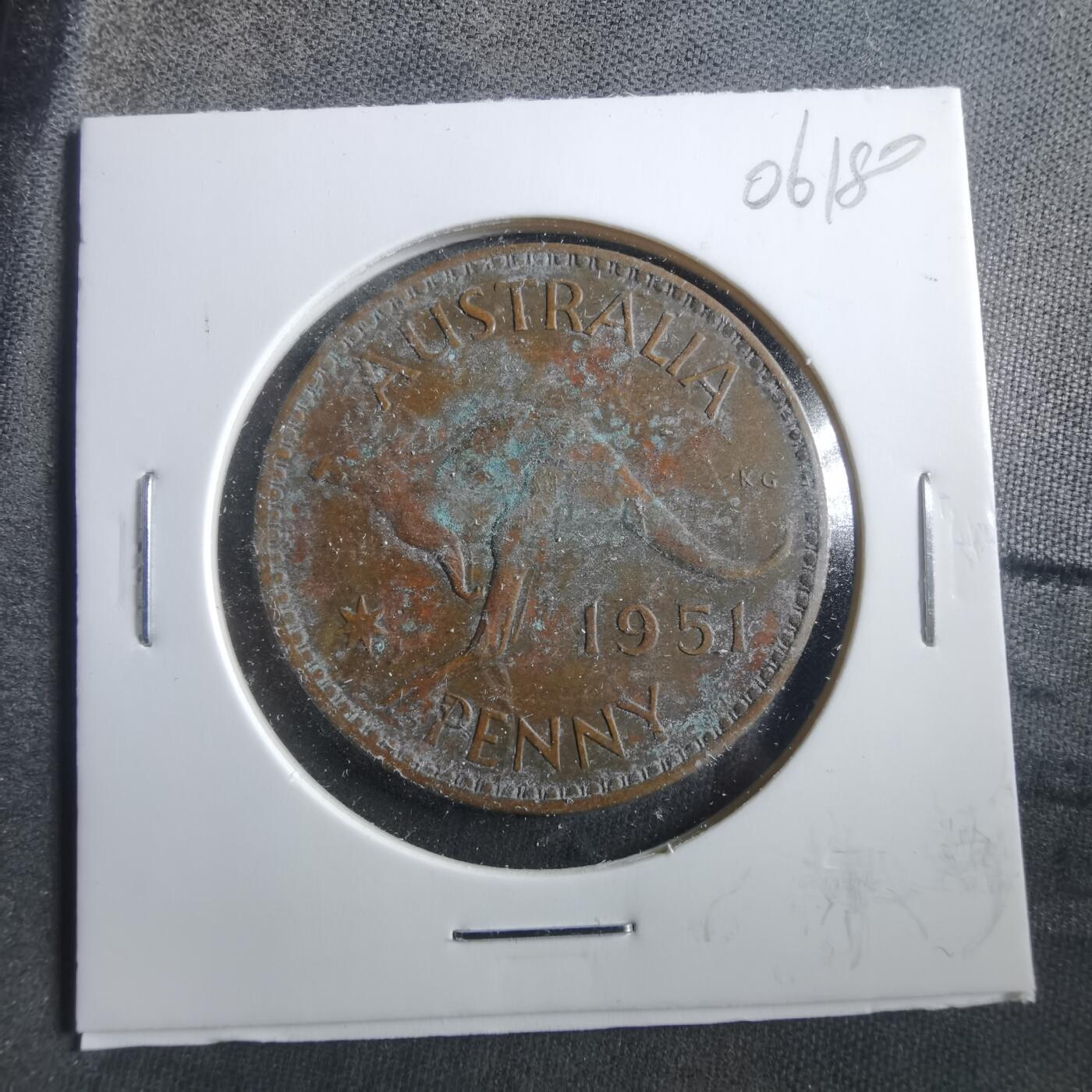 沼泽如烟--第906场 澳大利亚1951年1便士