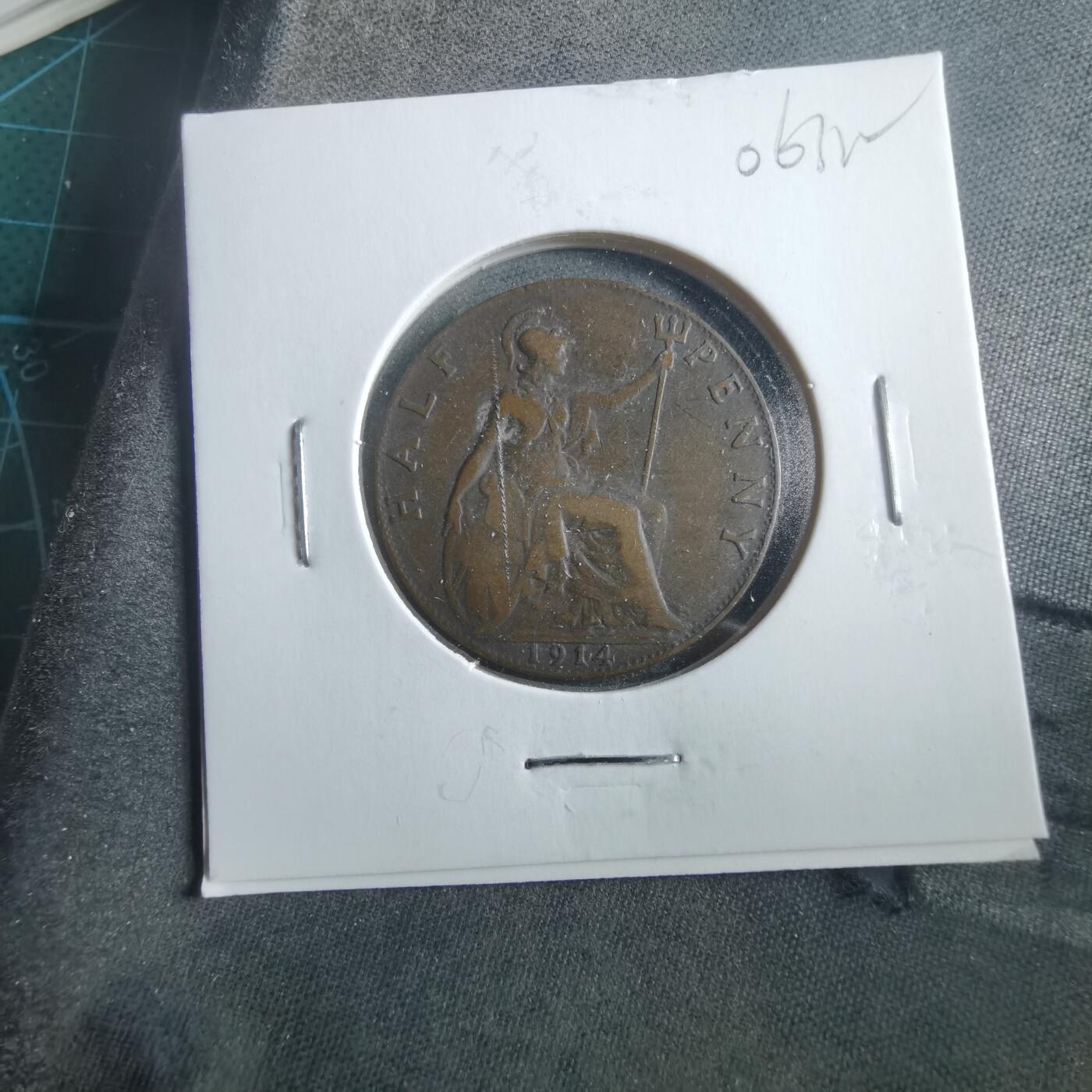 沼泽如烟--第906场 英国1914年半便士