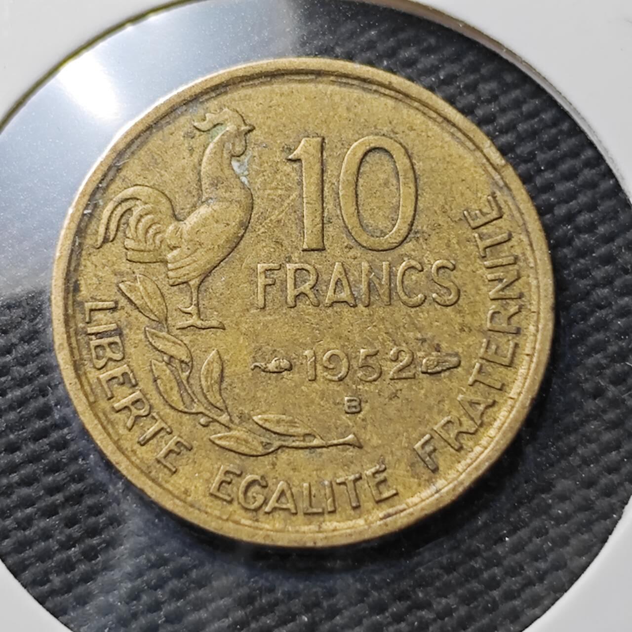 KK钱币收藏小铺  第371场  2月预留时间 周末发货  法国10法郎