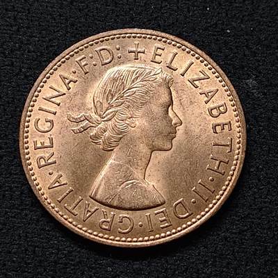 【全场包邮】纯粹捡漏拍478场（免费代拍第15场） - 英国1967年1便士原光铜币