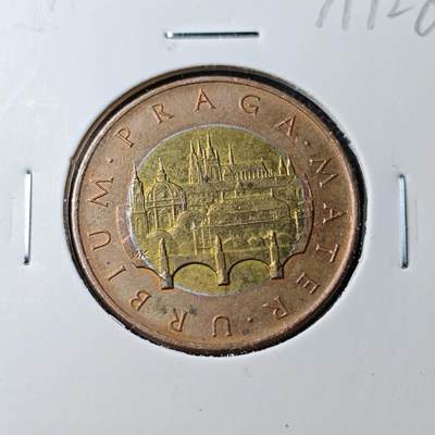 KK钱币收藏小铺  第371场  2月预留时间 周末发货 -  捷克50克朗双色币