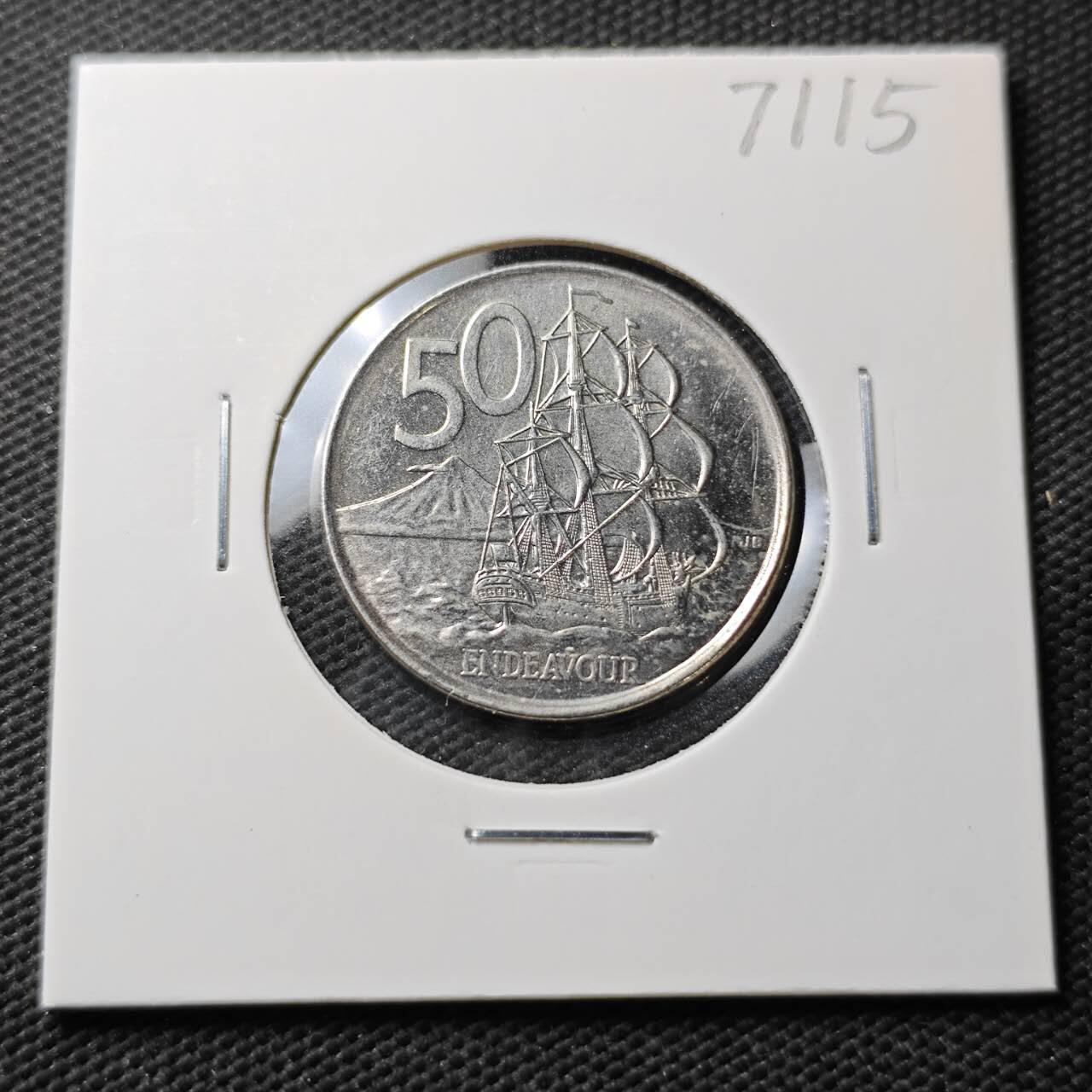 KK钱币收藏小铺  第371场  2月预留时间 周末发货  新西兰50分