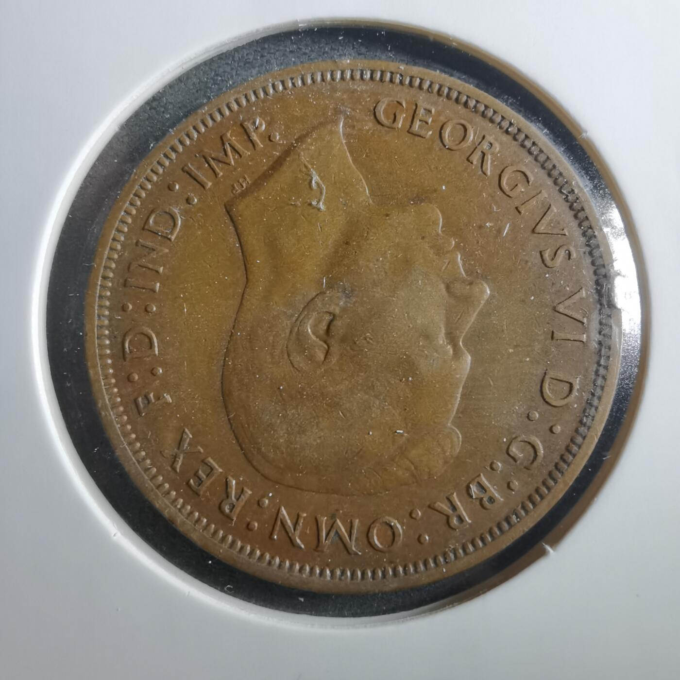 沼泽如烟--第906场 英国1940年1便士