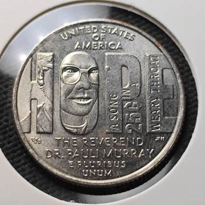 KK钱币收藏小铺  第371场  2月预留时间 周末发货 -  2024美国25分纪念币 好品