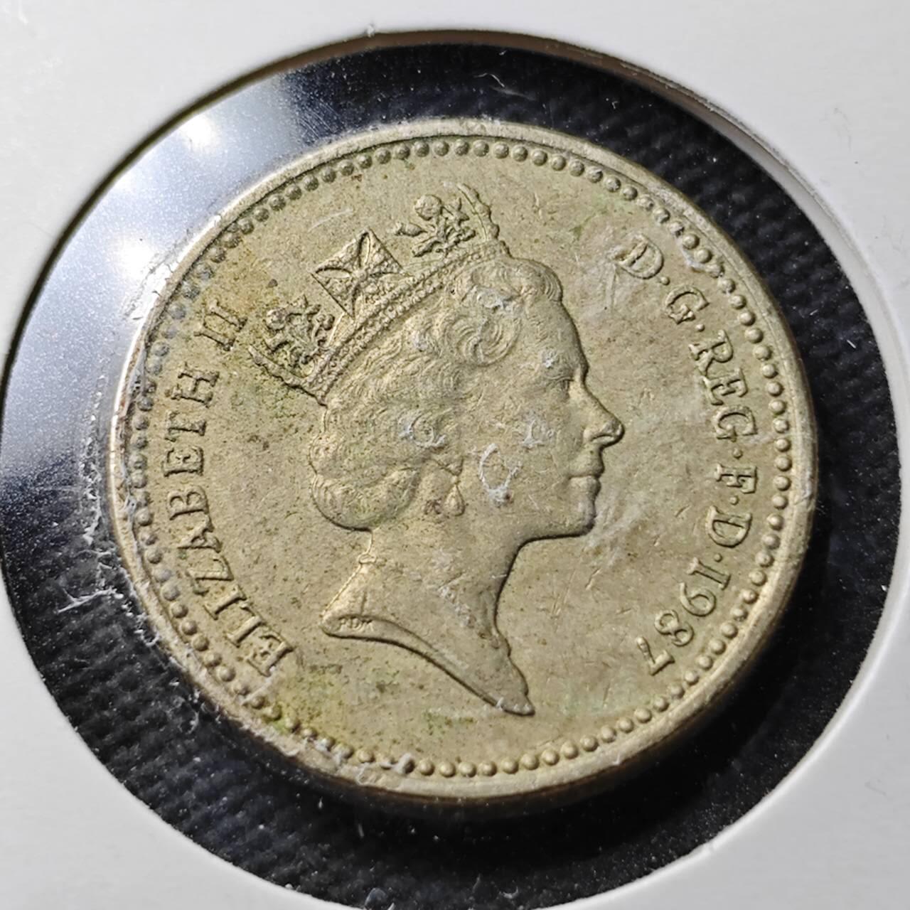 KK钱币收藏小铺  第371场  2月预留时间 周末发货  英国1镑