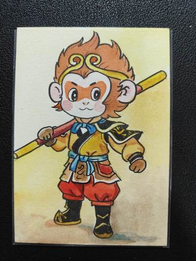 天玑星卡拍第138期《11.17周一截拍》持续收拍收评中 满赠卡需备注 - 【手绘卡】小火柴 孙悟空 手绘卡