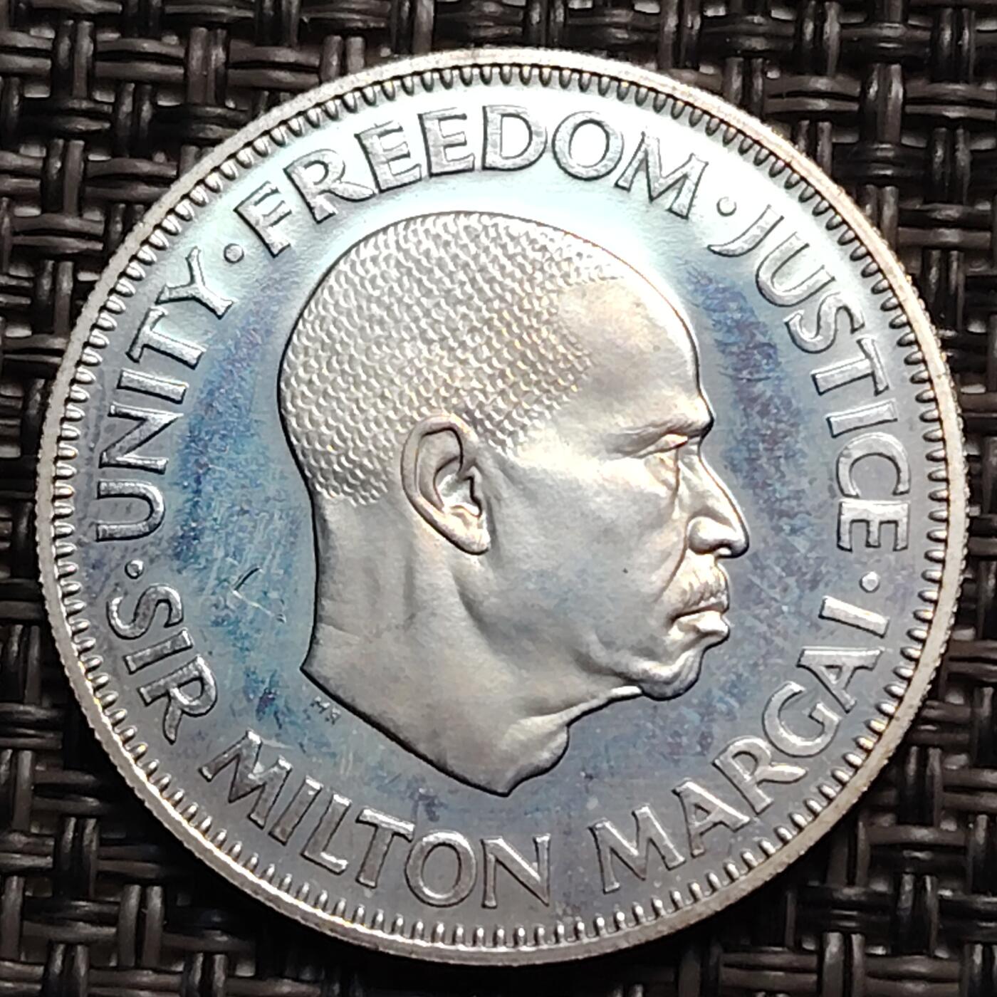 布加迪🐬～世界钱币(上海)🌾第 259 期 /  各国套币和散币 塞拉利昂🇸🇱 1964年 20分 原光美品