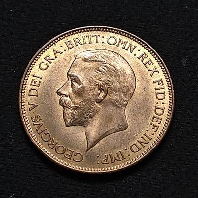 【全场包邮】纯粹捡漏拍478场（免费代拍第15场） - 英国1936年乔治五世1便士铜币