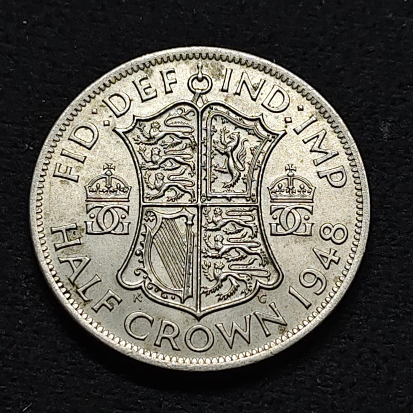 【全场包邮】纯粹捡漏拍478场（免费代拍第15场） 英国1948年乔治六世半克朗