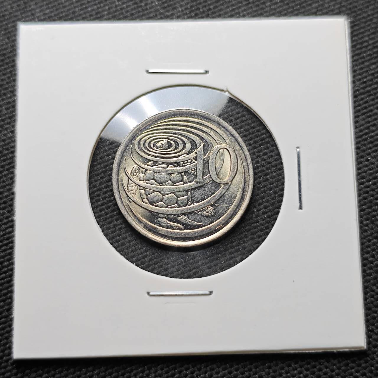 KK钱币收藏小铺  第371场  2月预留时间 周末发货 1982 开曼群岛10分 好品