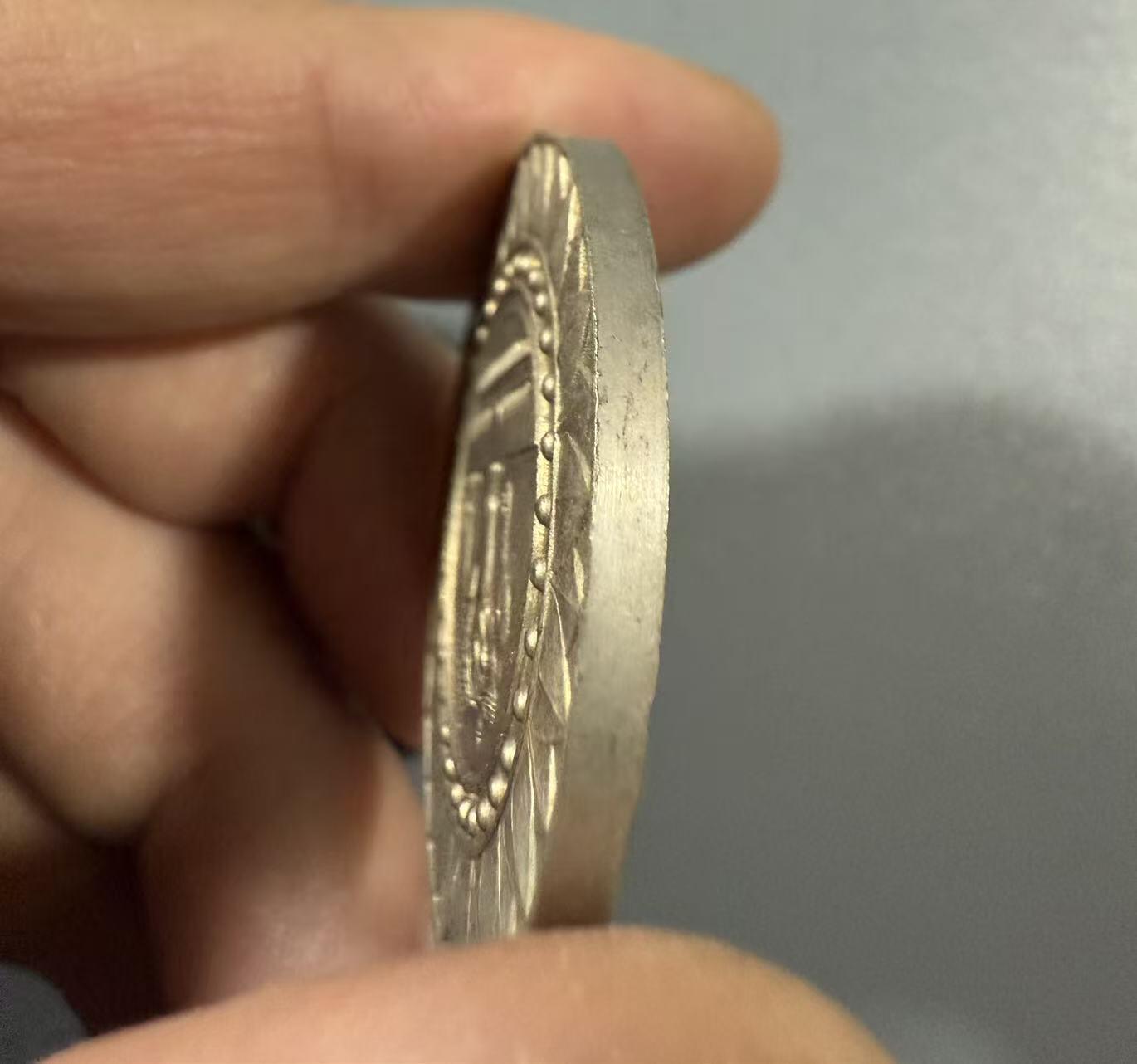 七河·世界币章小拍（总第27期） 原盒！泰国银制白象宝塔勋章