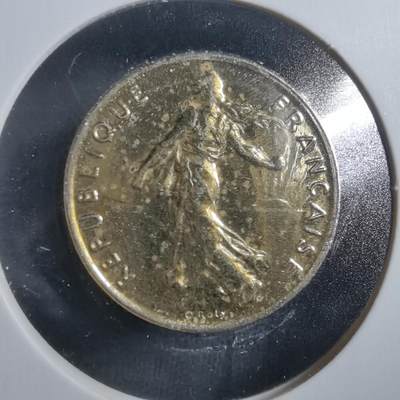 沼泽如烟--第906场 - 法国半法郎有镀层有焊点