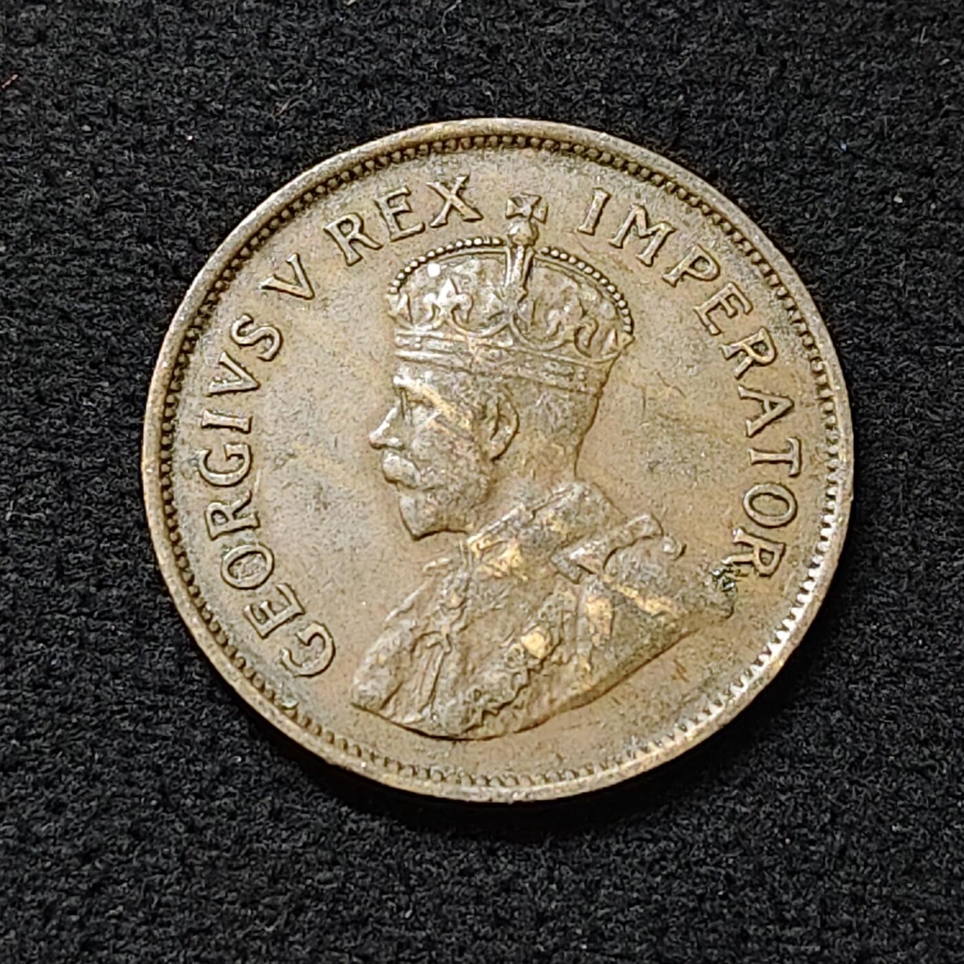 【全场包邮】纯粹捡漏拍478场（免费代拍第15场） 南非1936年乔治五世1/2便士铜币