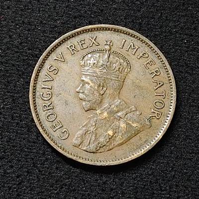【全场包邮】纯粹捡漏拍478场（免费代拍第15场） - 南非1936年乔治五世1/2便士铜币