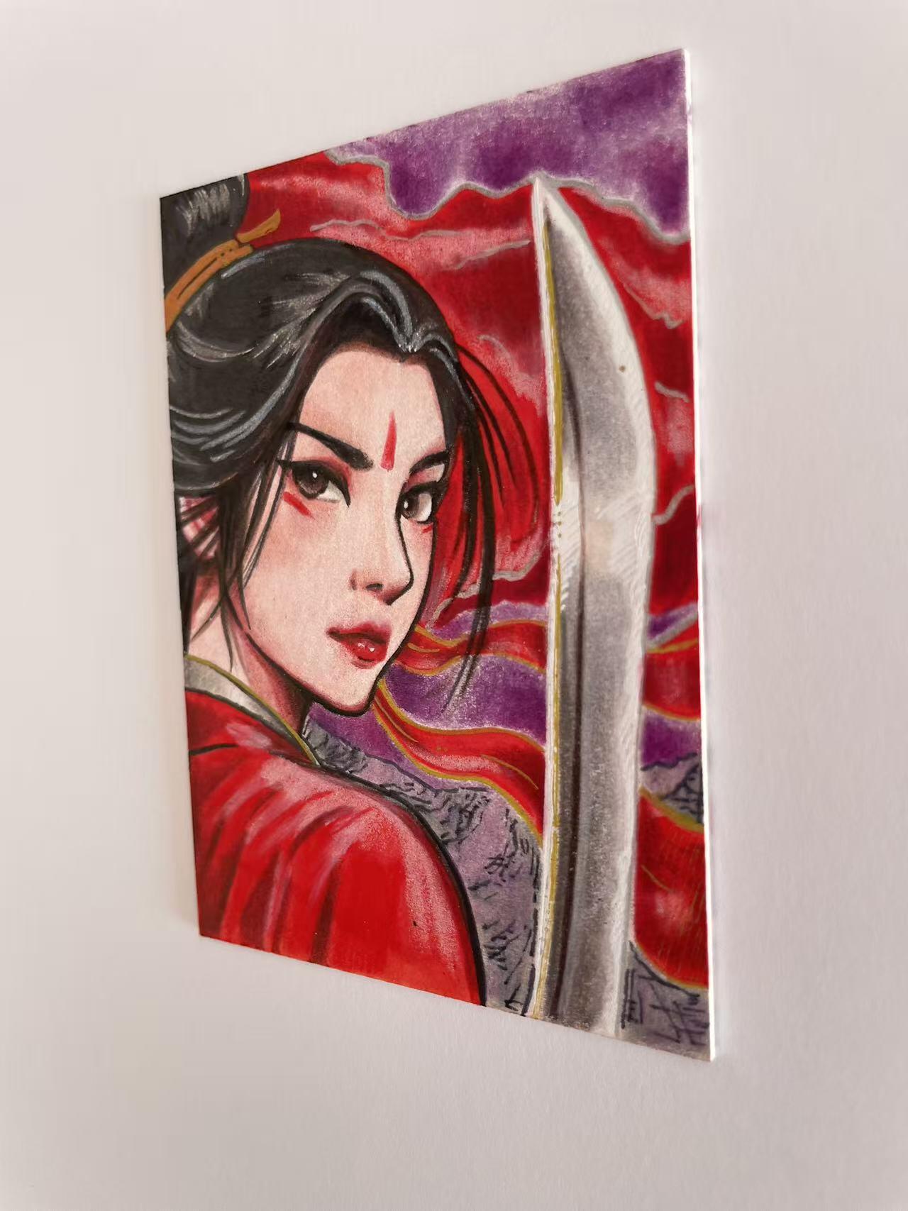 天玑星卡拍第138期《11.17周一截拍》持续收拍收评中 满赠卡需备注 【手绘卡】居子 扈三娘 手绘卡