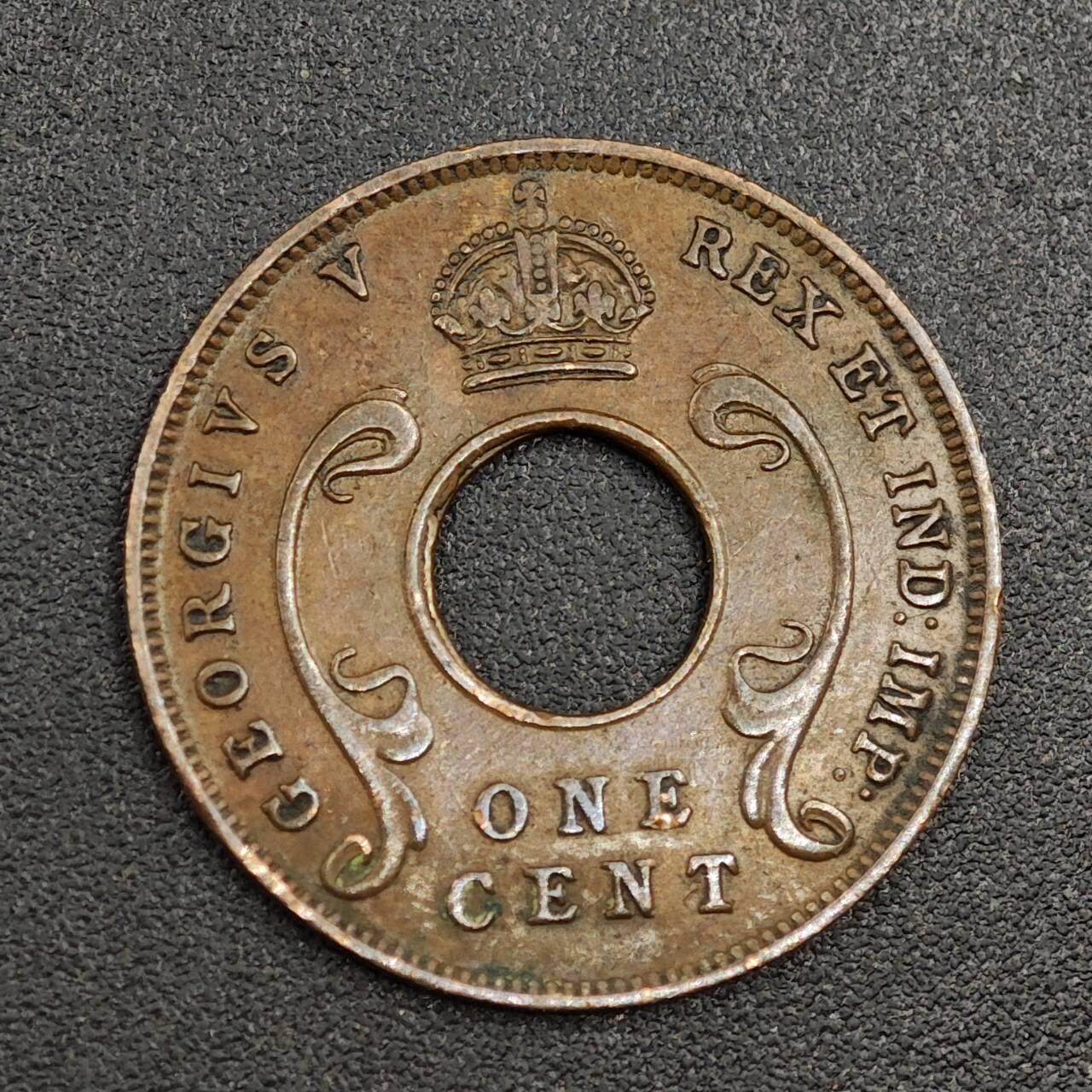 【淘币小摊】限时拍第七百九十七拍  老铜币场  满百包邮可预留两周  周一统一发货  英属东非1927年乔治五世一分铜币