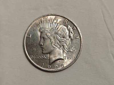 美国 银币 和平 1美元 1923年 AU品 - 美国 银币 和平 1美元 1923年 AU品