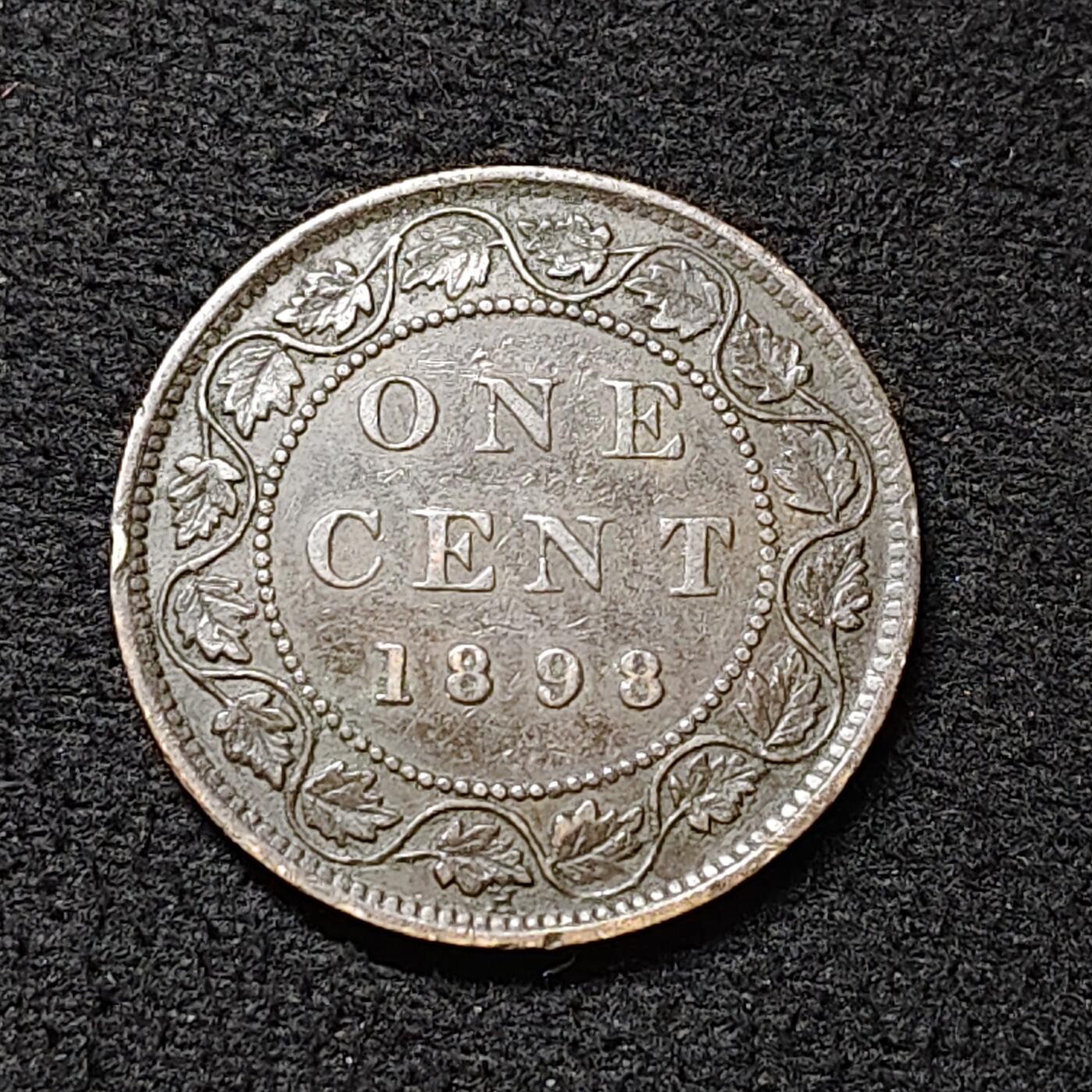 【全场包邮】纯粹捡漏拍478场（免费代拍第15场） 加拿大1898年维多利亚女王1分铜币