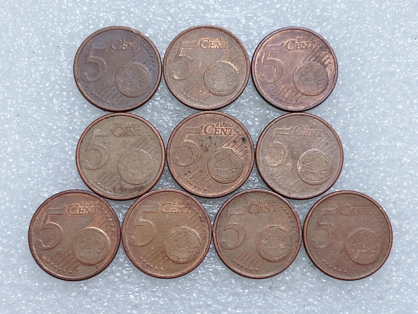 第一海外回流一元起拍收藏 散集专场  第267期 欧盟德国5欧分硬币 10枚