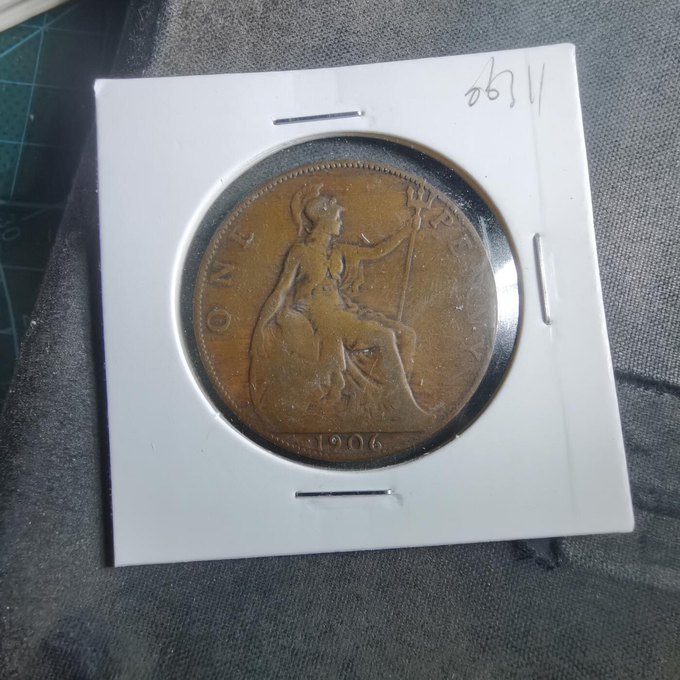 沼泽如烟--第906场 英国1906年1便士