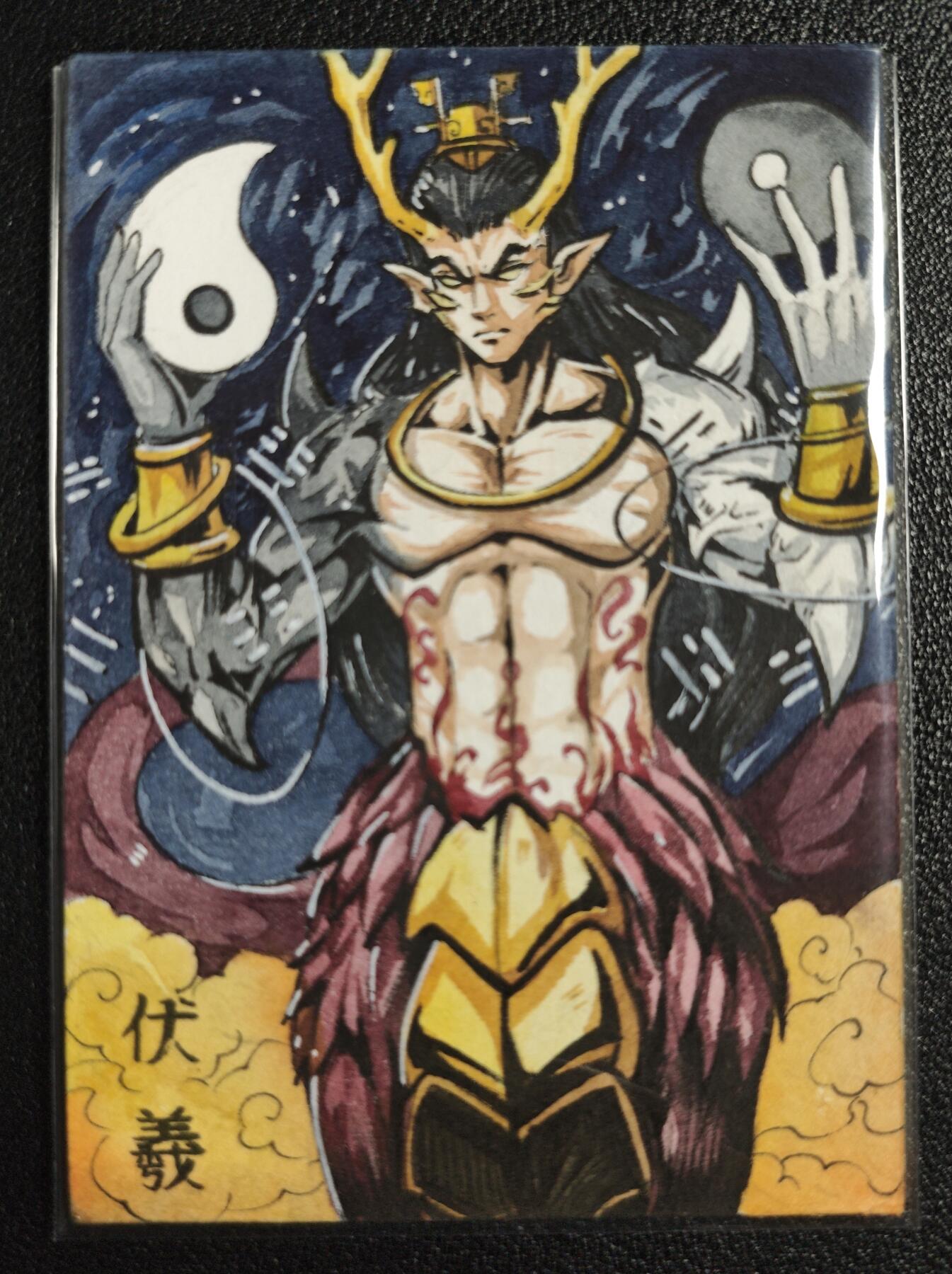 天玑星卡拍第140期《11.20周四截拍》持续收拍收评中 满赠卡需备注 【手绘卡】Rubick 伏羲 手绘卡