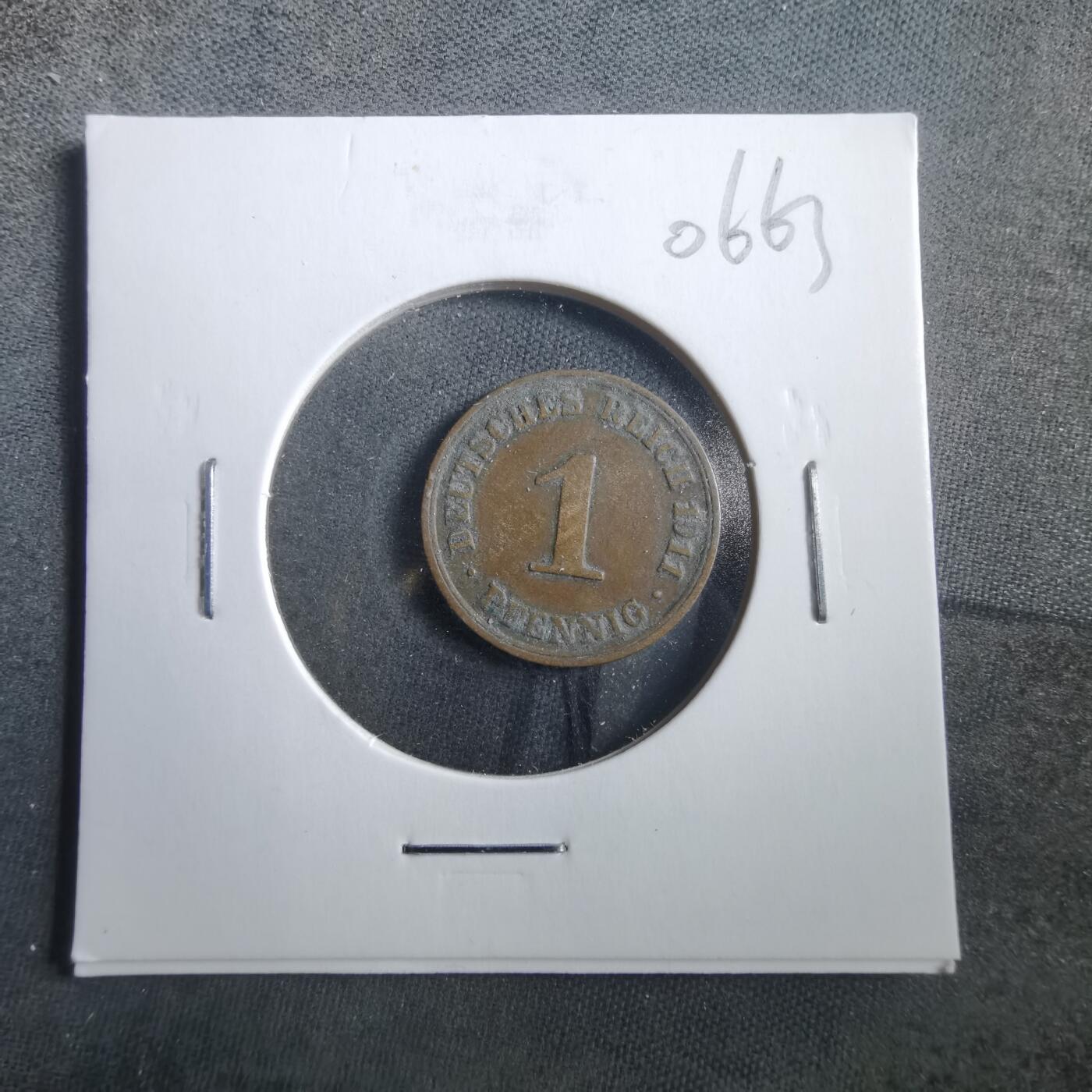 沼泽如烟--第906场 德国1911年1芬尼