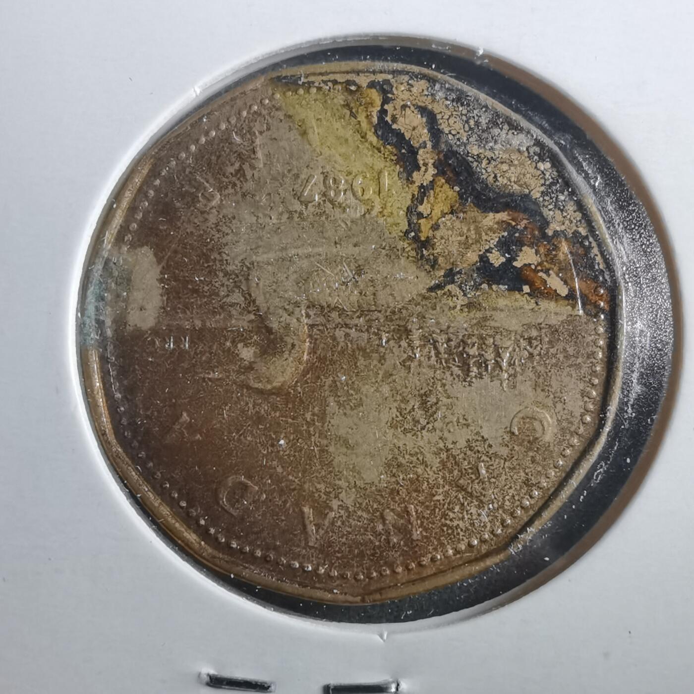 沼泽如烟--第906场 加拿大1987年一元