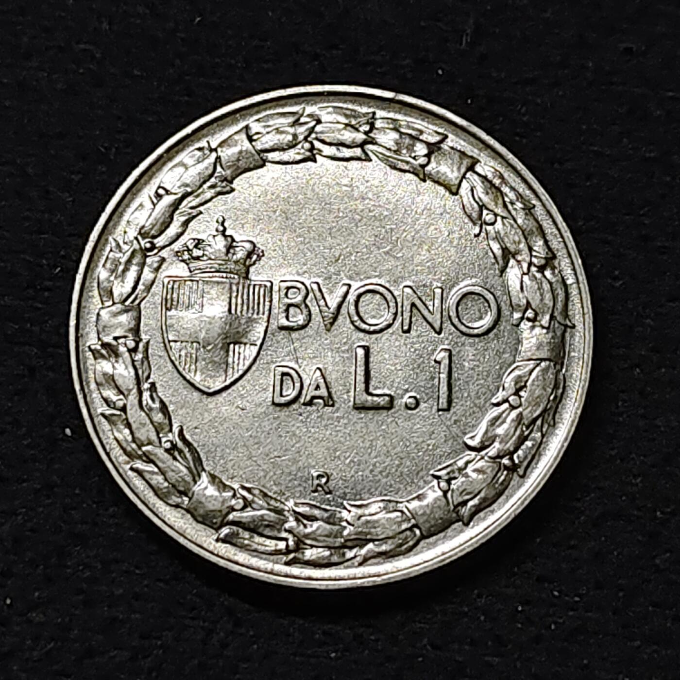 【全场包邮】纯粹捡漏拍478场（免费代拍第15场） 意大利1922年极美品相1里拉