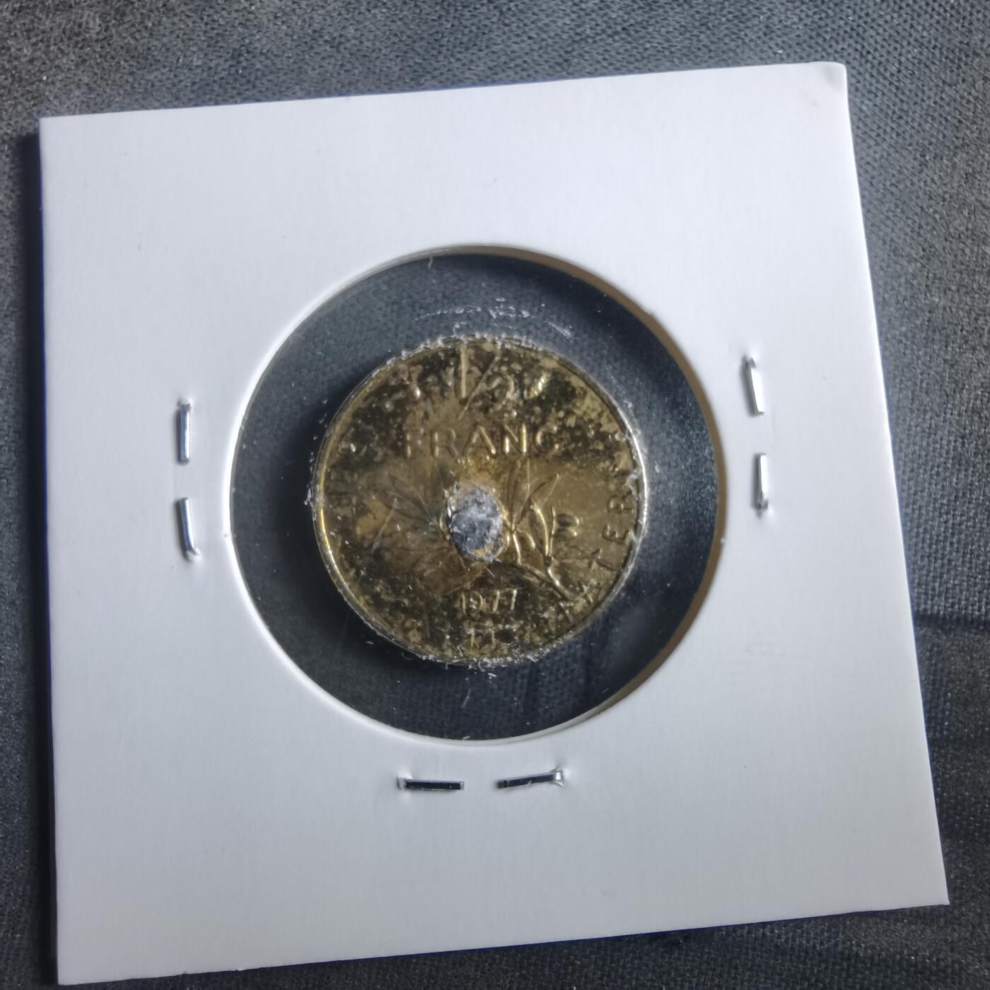 沼泽如烟--第906场 法国半法郎有镀层有焊点