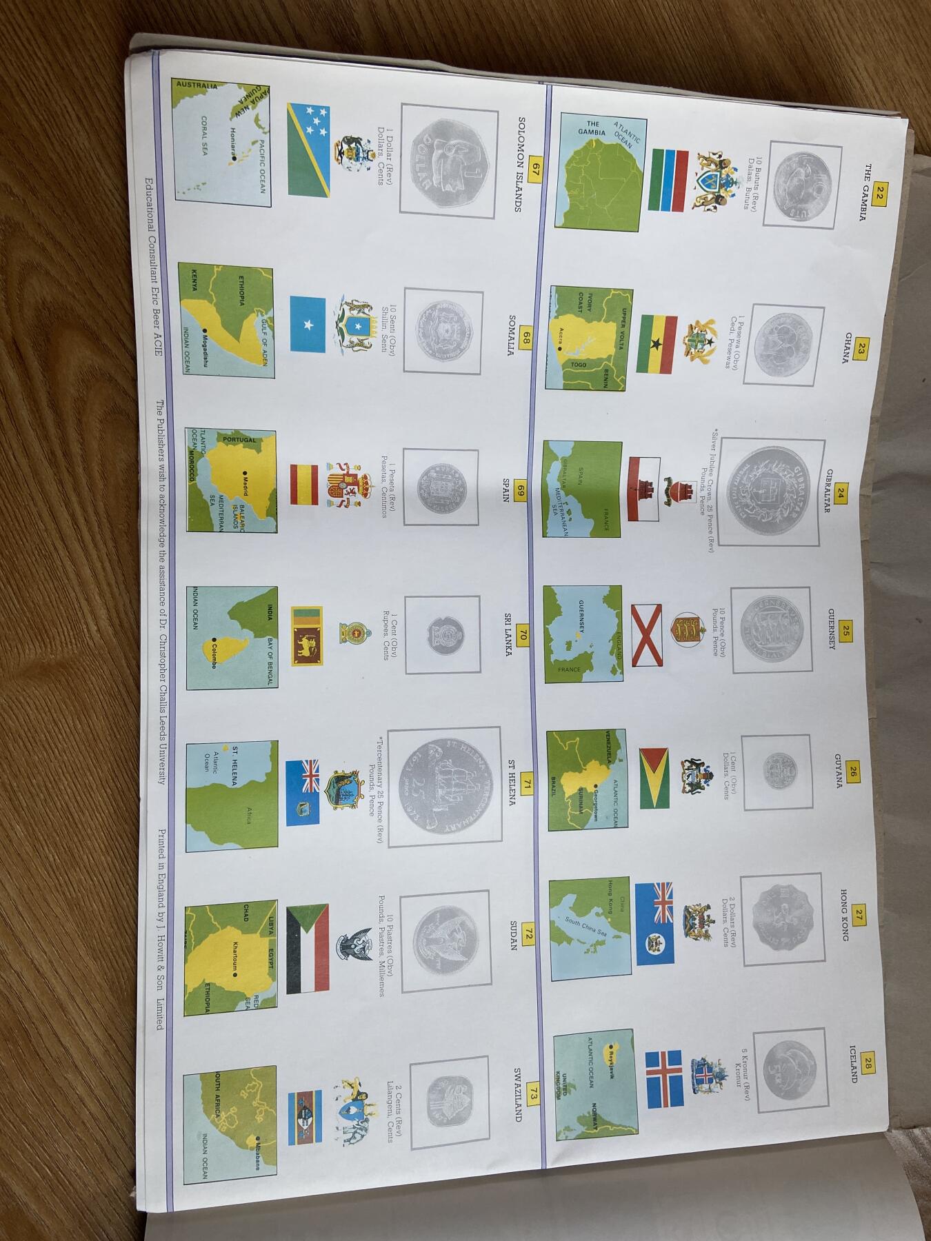 2025年第一百二十九场(总第一百五十五场）外国邮票、散币场(免佣金) 钱币贴纸一本