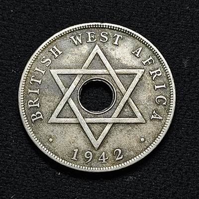 【全场包邮】纯粹捡漏拍478场（免费代拍第15场） - 英属西非1942年乔治六世1便士