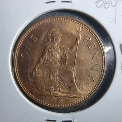 沼泽如烟--第906场 - 英国1967年1便士