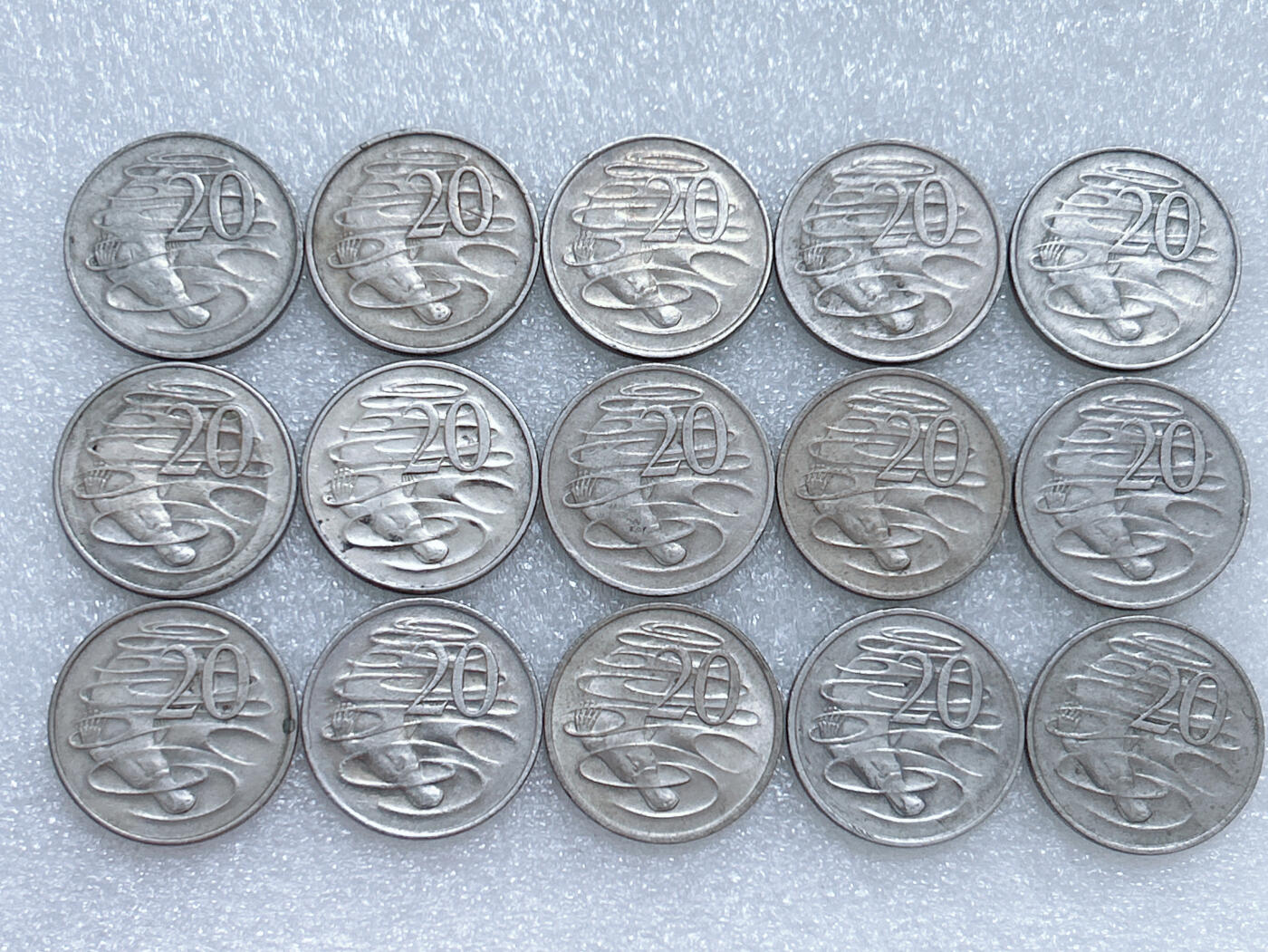 第一海外回流一元起拍收藏 散集专场  第267期 澳大利亚20分硬币 15枚