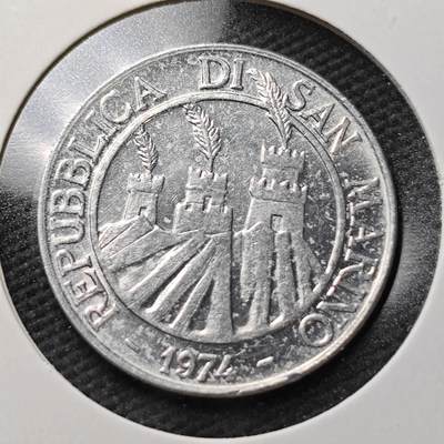 KK钱币收藏小铺  第371场  2月预留时间 周末发货 -  圣马力诺10里拉