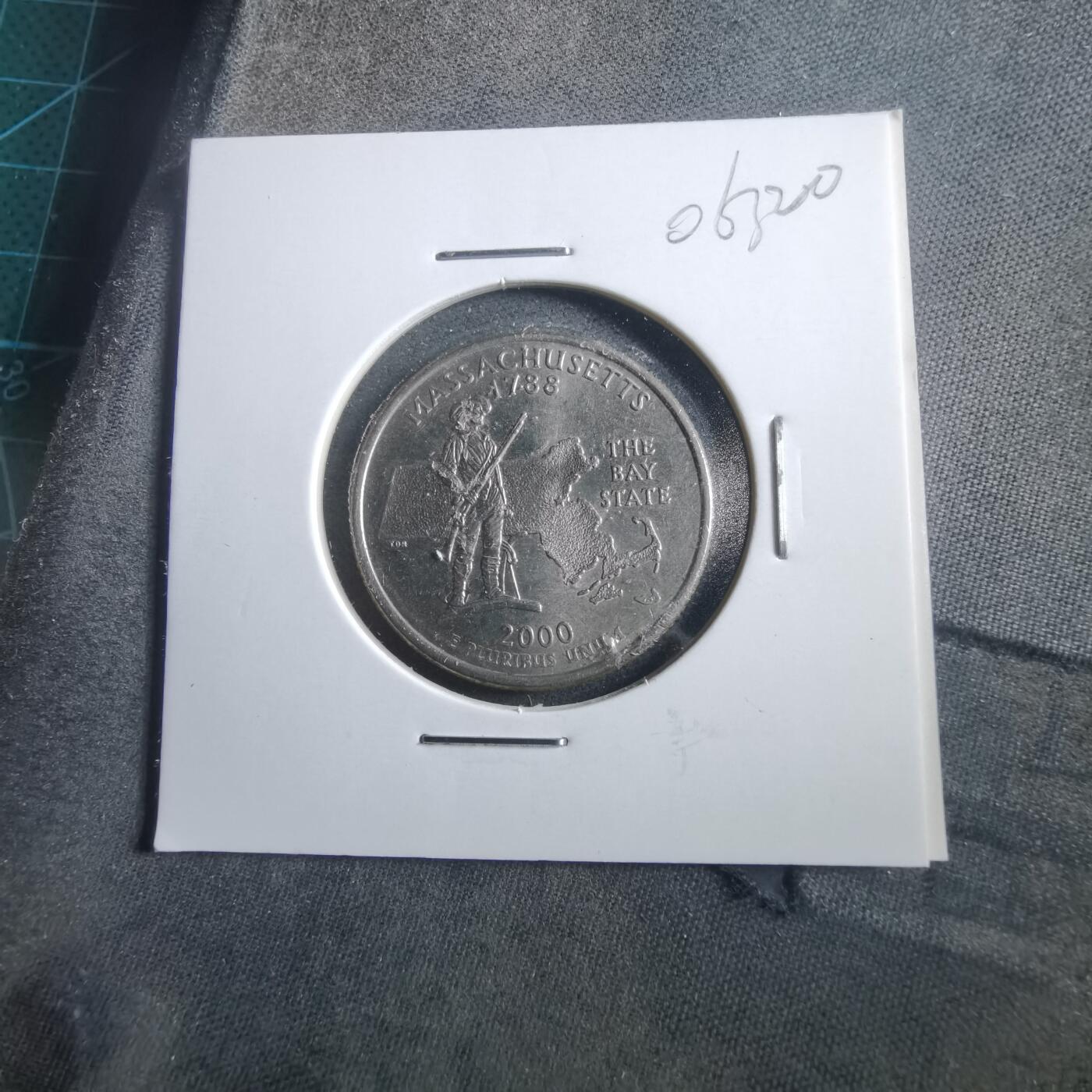 沼泽如烟--第906场 2000年25分纪念币