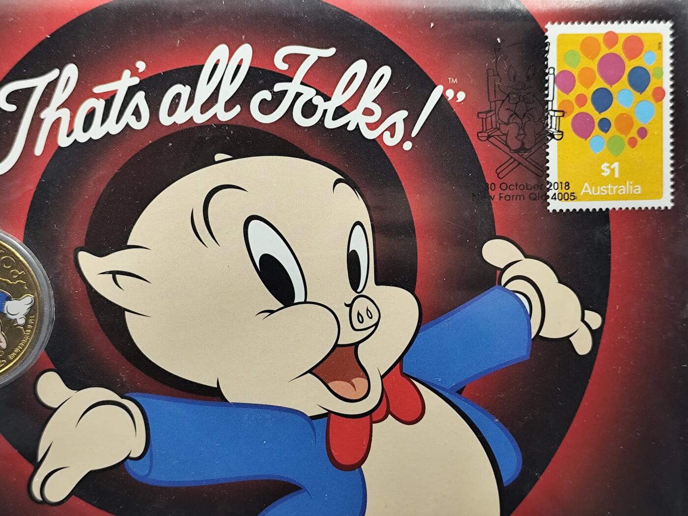 11月13日奖章钱币专场（今晚继续更新） 澳大利亚波基猪纪念币原卡册