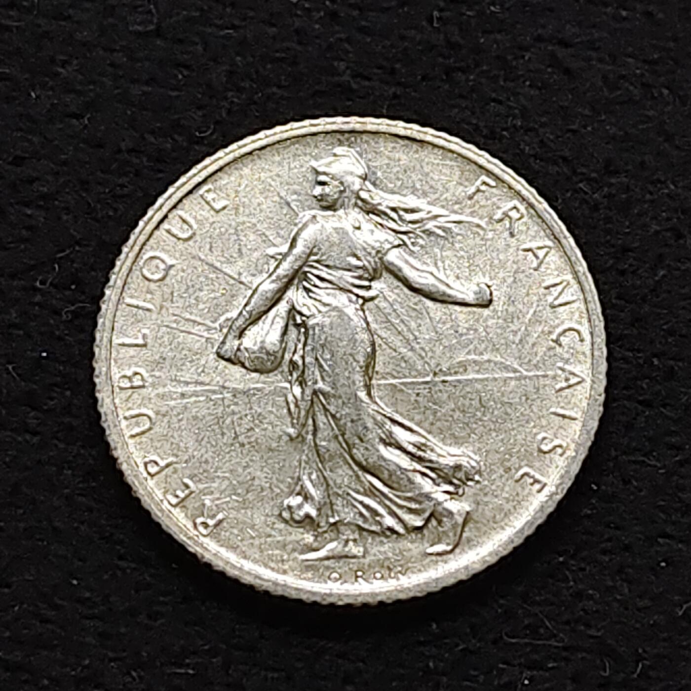 【全场包邮】纯粹捡漏拍478场（免费代拍第15场） 法国1914年1法郎银币