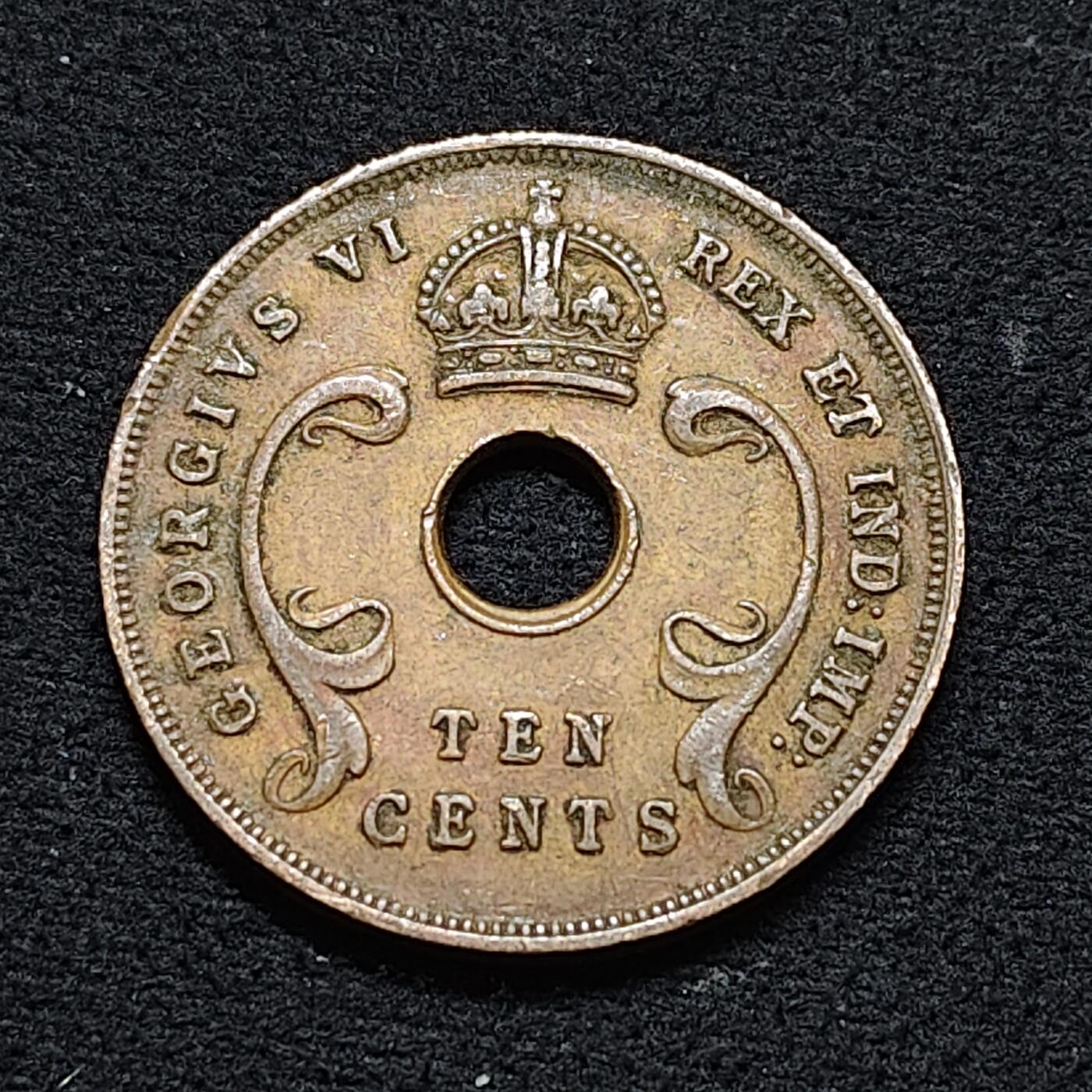 【全场包邮】纯粹捡漏拍478场（免费代拍第15场） 英属东非1945年乔治六世1便士铜币