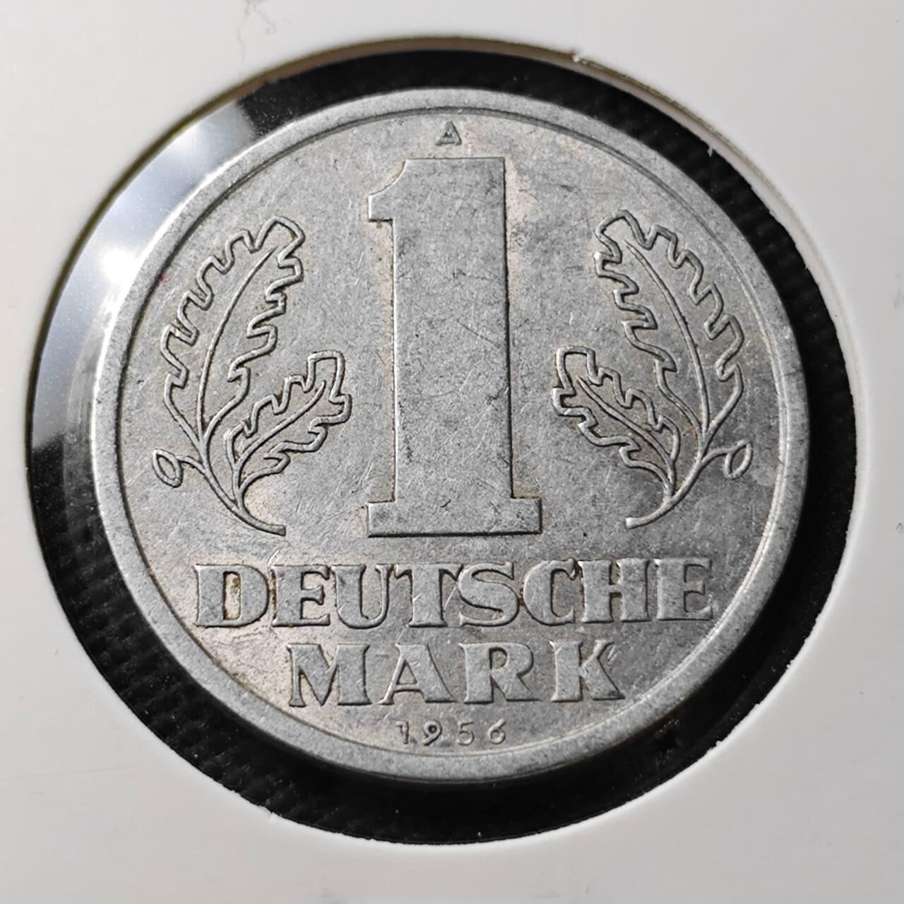 KK钱币收藏小铺  第371场  2月预留时间 周末发货  1956东德1马克