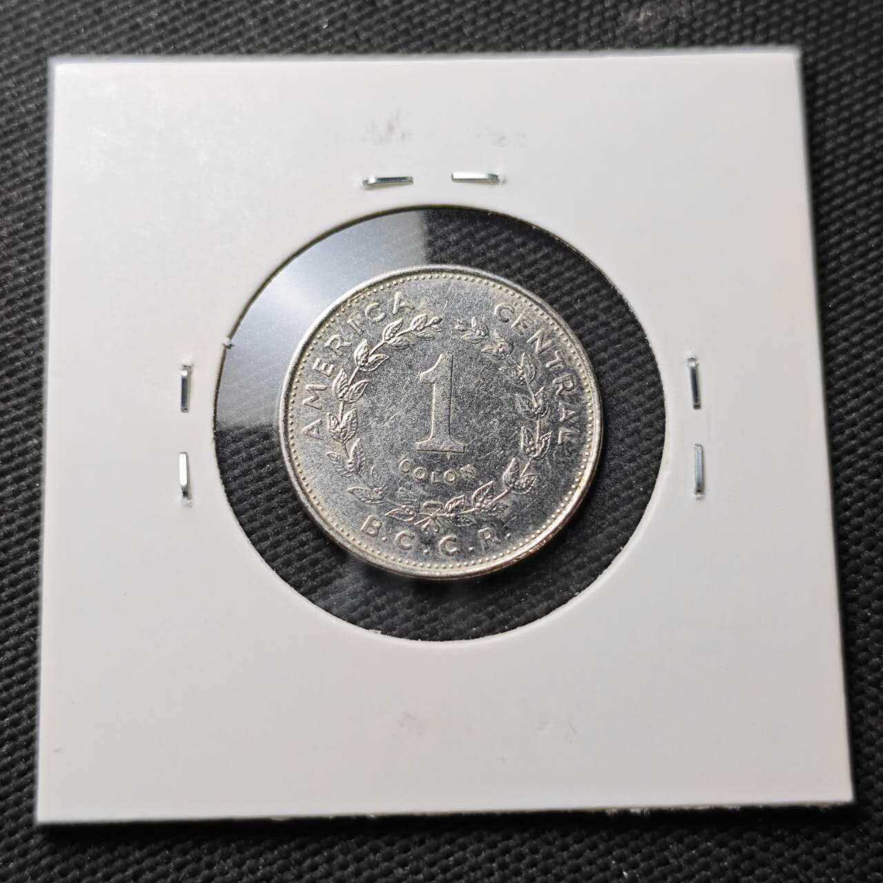 KK钱币收藏小铺  第371场  2月预留时间 周末发货 1984哥斯达黎加1科朗 