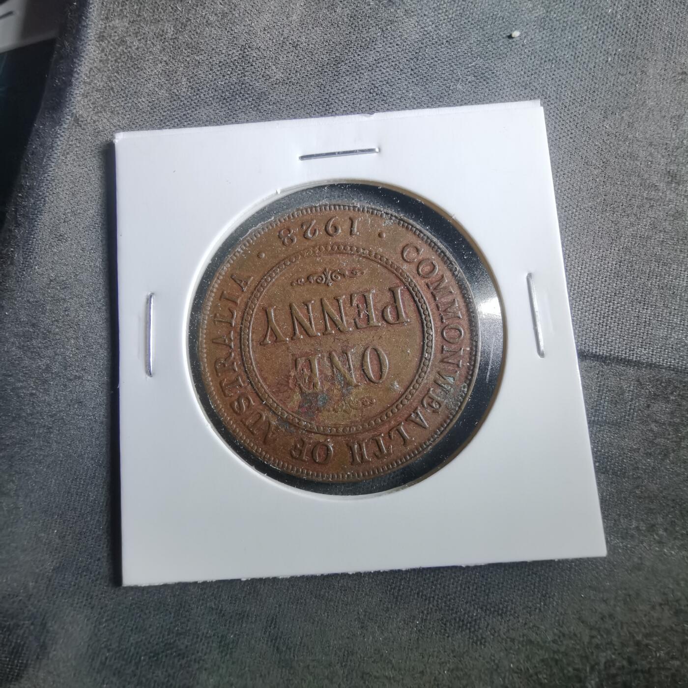 沼泽如烟--第906场 澳大利亚1928年1便士