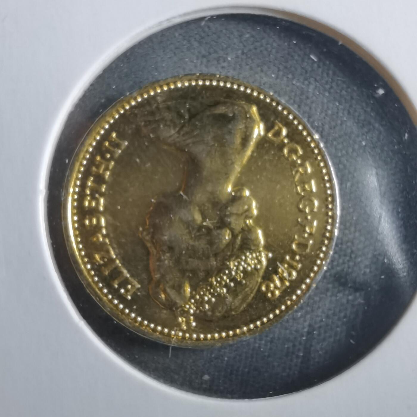 沼泽如烟--第906场 英国1978年1便士有镀层