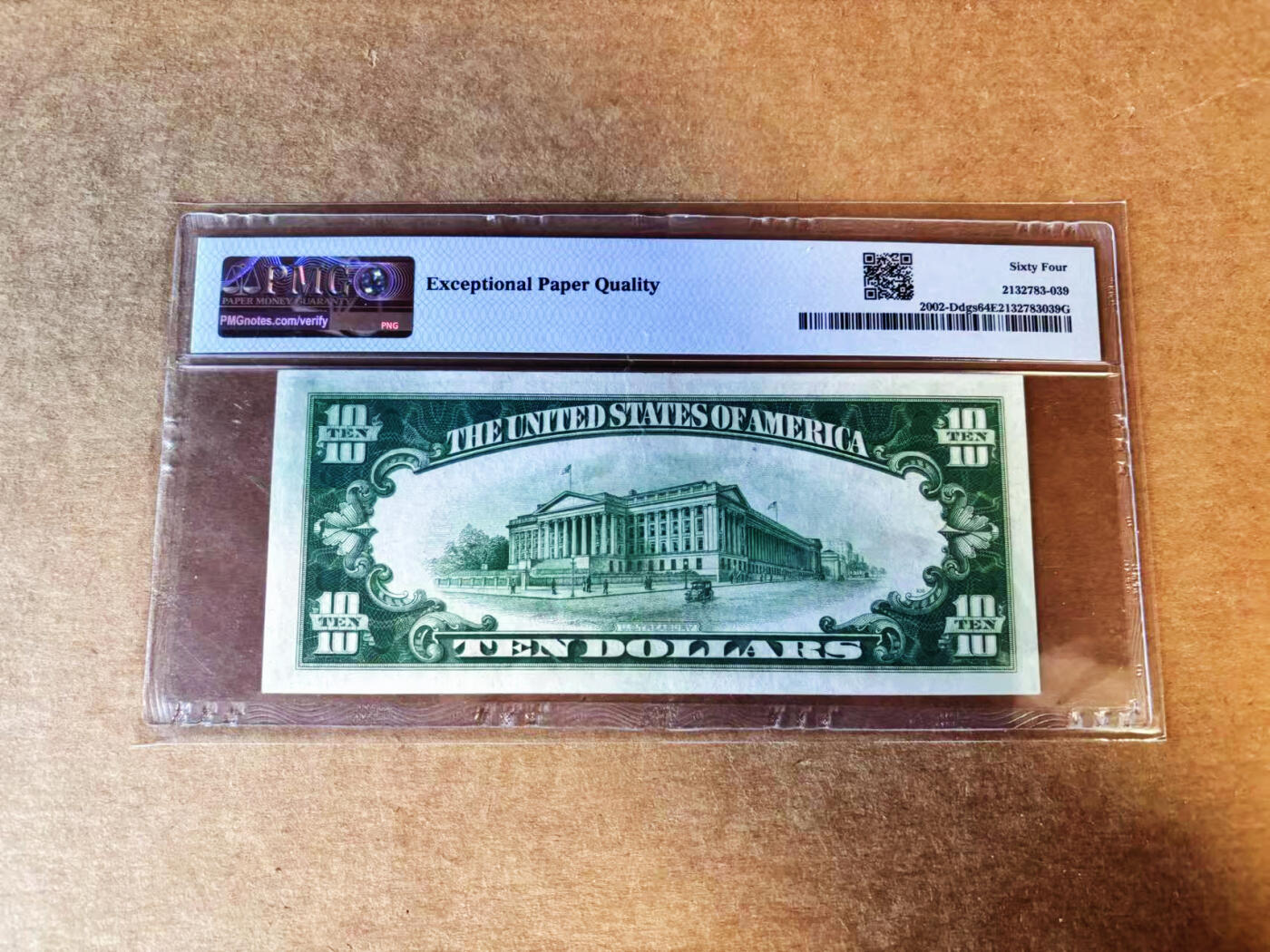 【Blue Auction】世界纸币精拍第751期——18级TOP拍卖/信誉/品质/专业/高效💫 美国 1928B 10美金 PMG64EPQ 