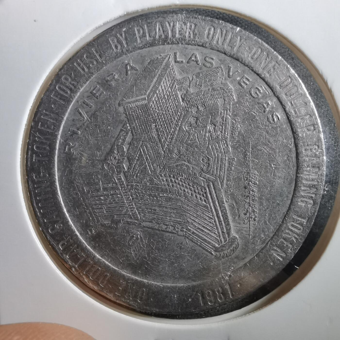 沼泽如烟--第906场 拉斯维斯加1981年一元代币