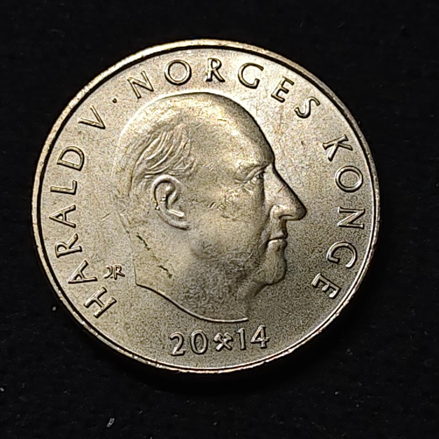 【全场包邮】纯粹捡漏拍478场（免费代拍第15场） 挪威2014年20克朗宪法200周年纪念币