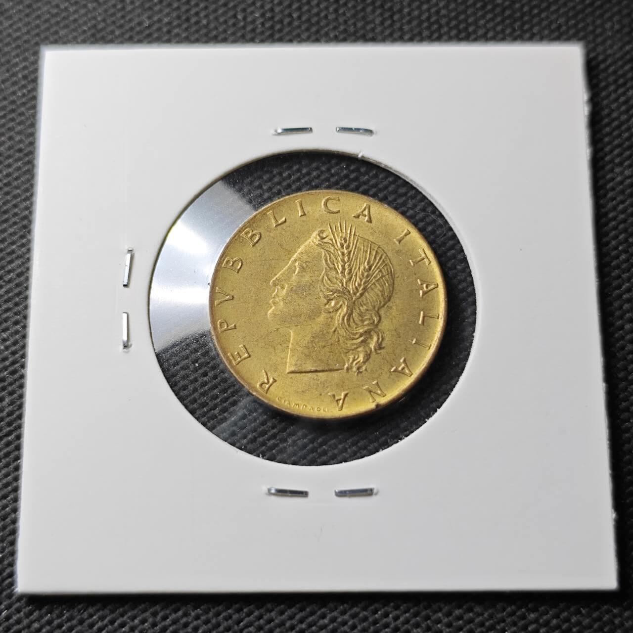 KK钱币收藏小铺  第371场  2月预留时间 周末发货  1980意大利50里拉铜币