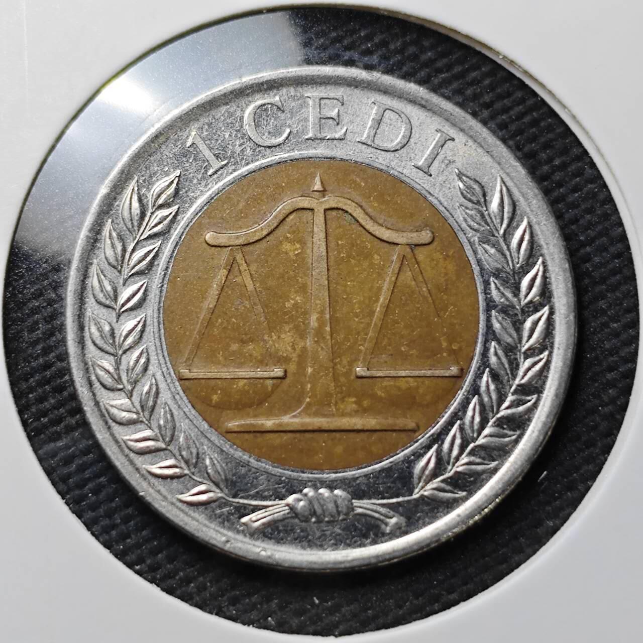 KK钱币收藏小铺  第371场  2月预留时间 周末发货  加纳1塞地