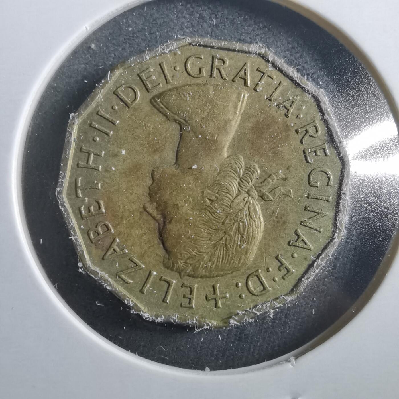 沼泽如烟--第906场 英国1954年3便士